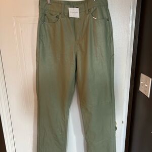 American Eagle Outfitters Green Straight Leg Pants